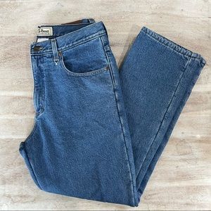 VTG L.L. Bean Men's Fleece Lined Jeans Sz. 32x30